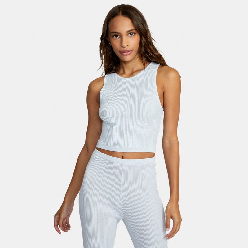 Polera Mujer SWERVE CROPPED TANK TOP