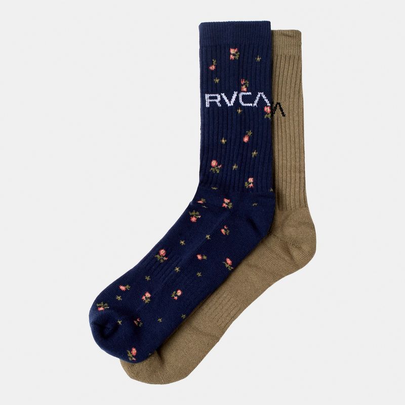 RVCA Pack 3 Calcetines Hombre 3Pkvalogo Noshw M Blanco RVCA