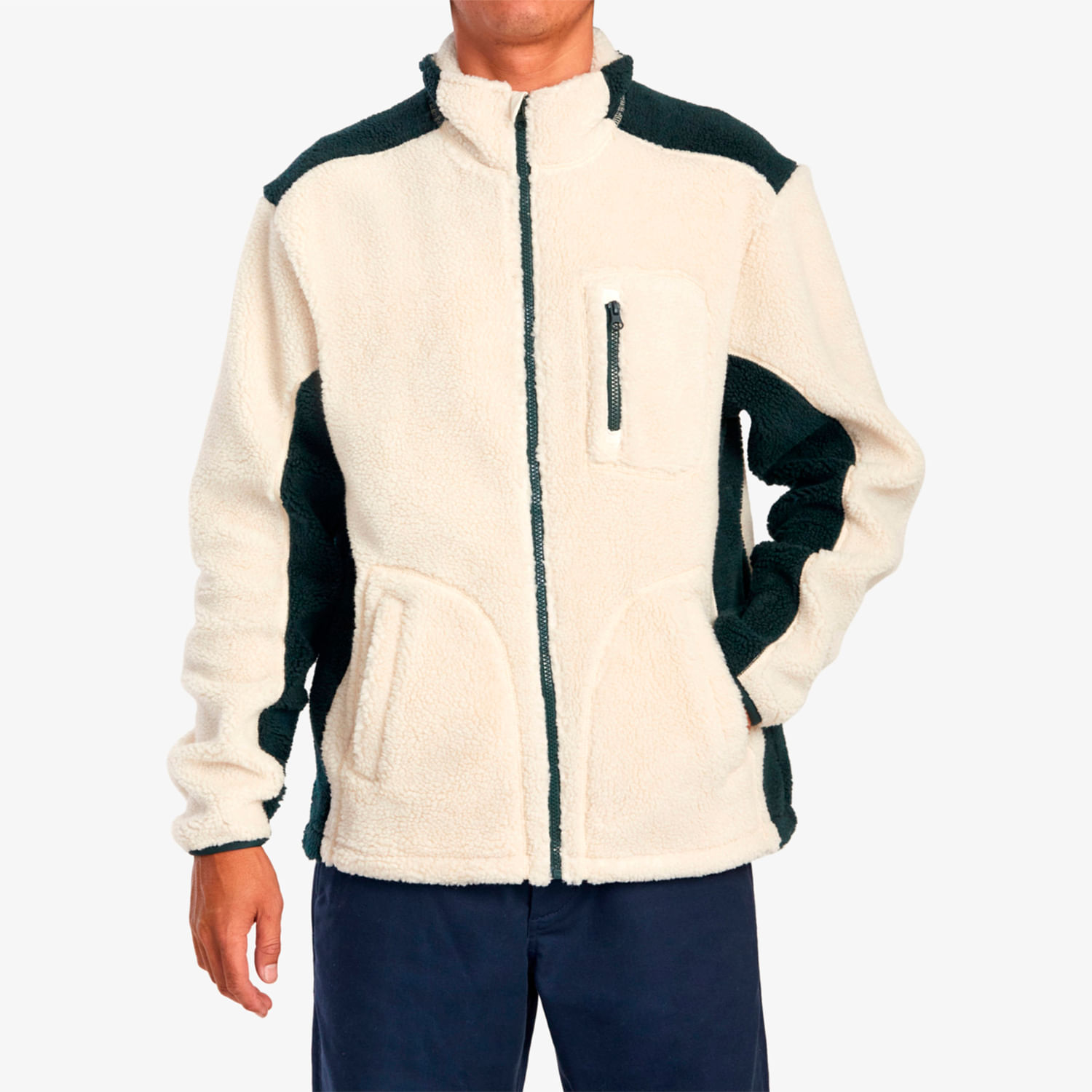 Polar Hombre Zach Allen Zip-Up Sherpa