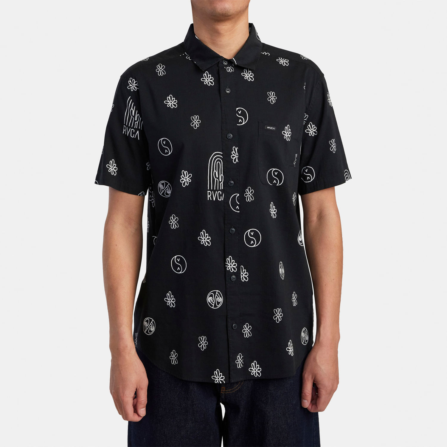 Camisa M/C Hombre Hippy Bits