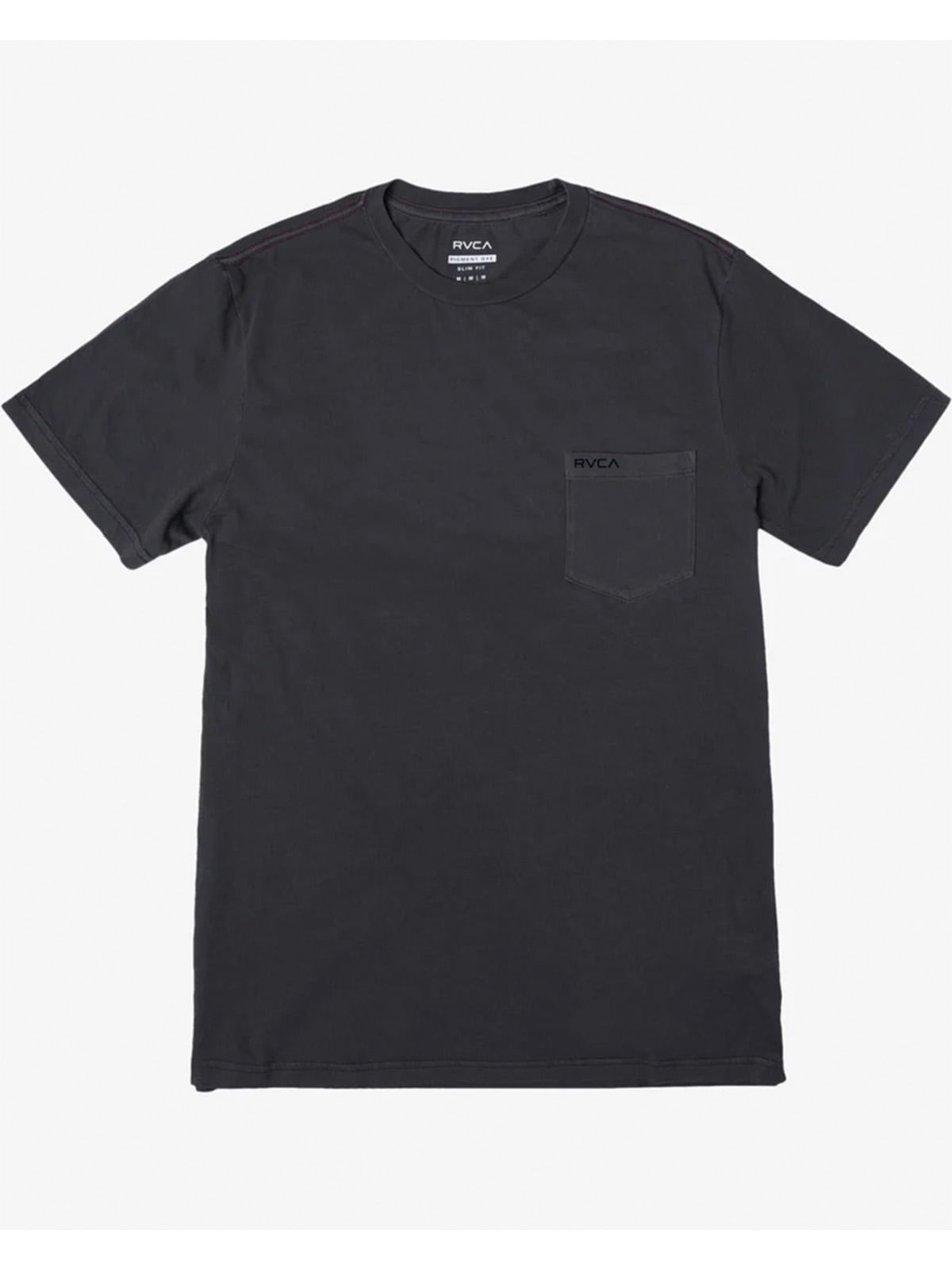 Polera Manga Corta Hombre PTC2 Pigment Negra RVCA