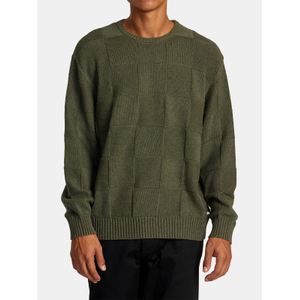 Sweater Hombre Hi Grade Boro Crew Verde RVCA