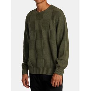Sweater Hombre Hi Grade Boro Crew Verde RVCA