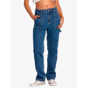 Pantalón Jeans Mujer Recession Azul RVCA