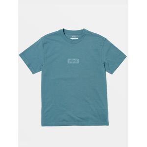 Polera Manga Larga Hombre Big Label Azul RVCA