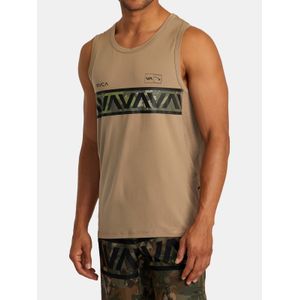 Polera Sin Mangas Hombre Hawaii Sport Vent Beige RVCA