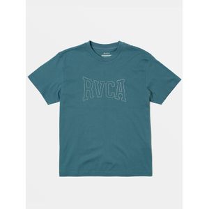 Polera Manga Corta Hombre Stitch Azul RVCA