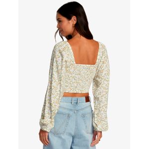 Blusa Manga Corta Mujer Saint Top Flower RVCA