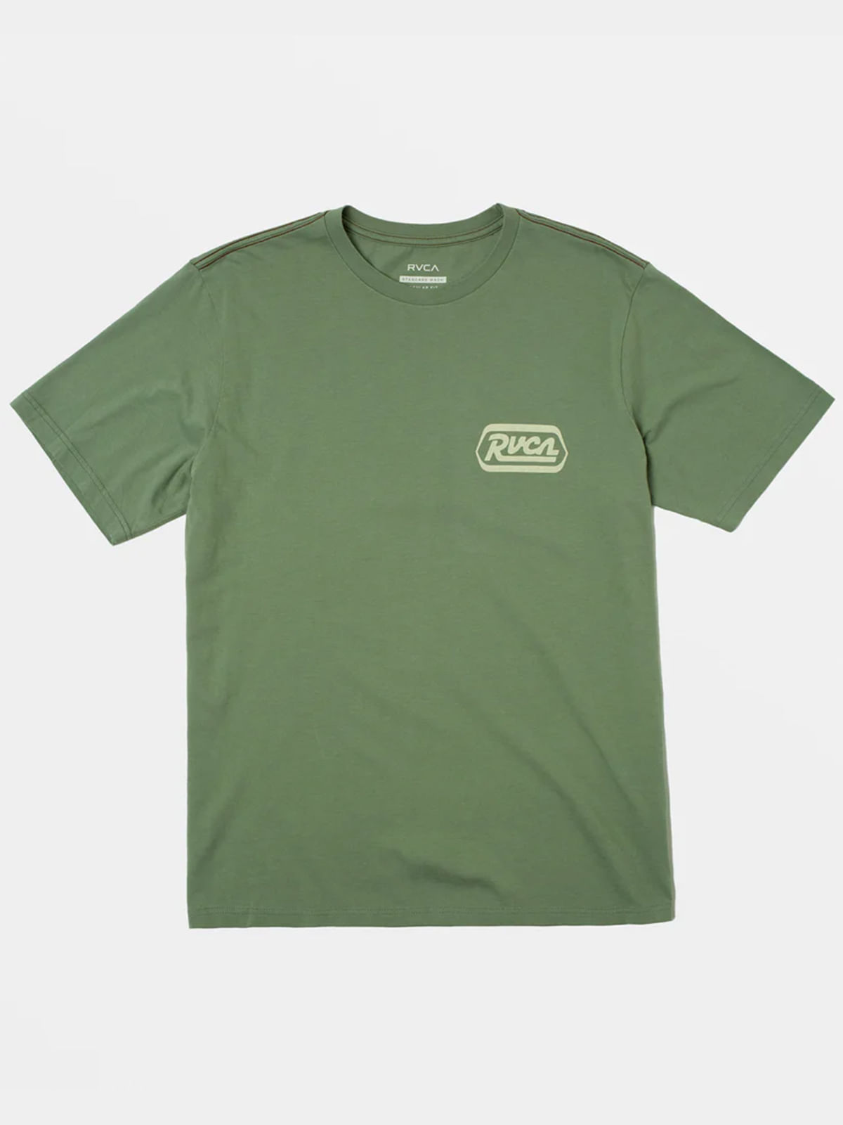 Polera m/c Hombre Station Verde RVCA