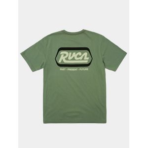 POLERA M/C HOMBRE STATION VERDE RVCA