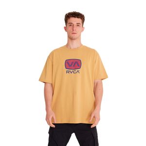 POLERA M/C HOMBRE TRANSISTOR BEIGE RVCA