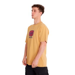 POLERA M/C HOMBRE TRANSISTOR BEIGE RVCA