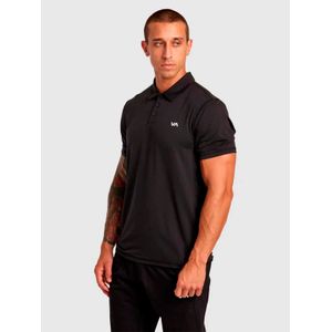 Polera m/c Hombre Sport Vent Polo Negro RVCA