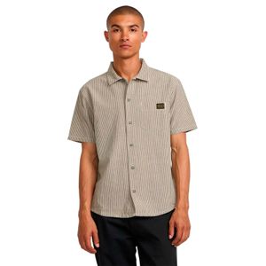 Camisa m/c Hombre Dayshift Stripe Verde RVCA
