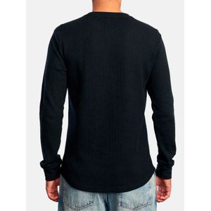 Polera m/l Hombre Day Shift Thermal Negro RVCA