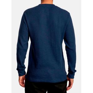 Polera m/l Hombre Day Shift Thermal Azul RVCA