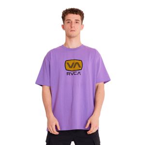 POLERA M/C HOMBRE TRANSISTOR MORADO RVCA