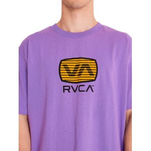 POLERA M/C HOMBRE TRANSISTOR MORADO RVCA